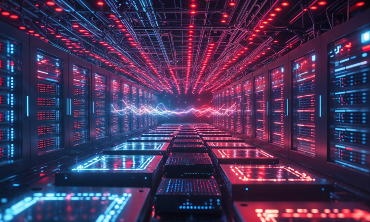 DePIN blockchain 2026 – decentralized cloud computing and infrastructure illustration.