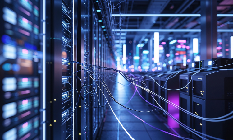 Blockchain automation across transactions and network operations.