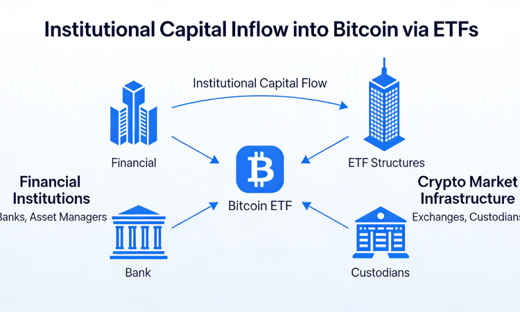 Crypto Regulation 2026 influencing institutional ETF flows in crypto markets